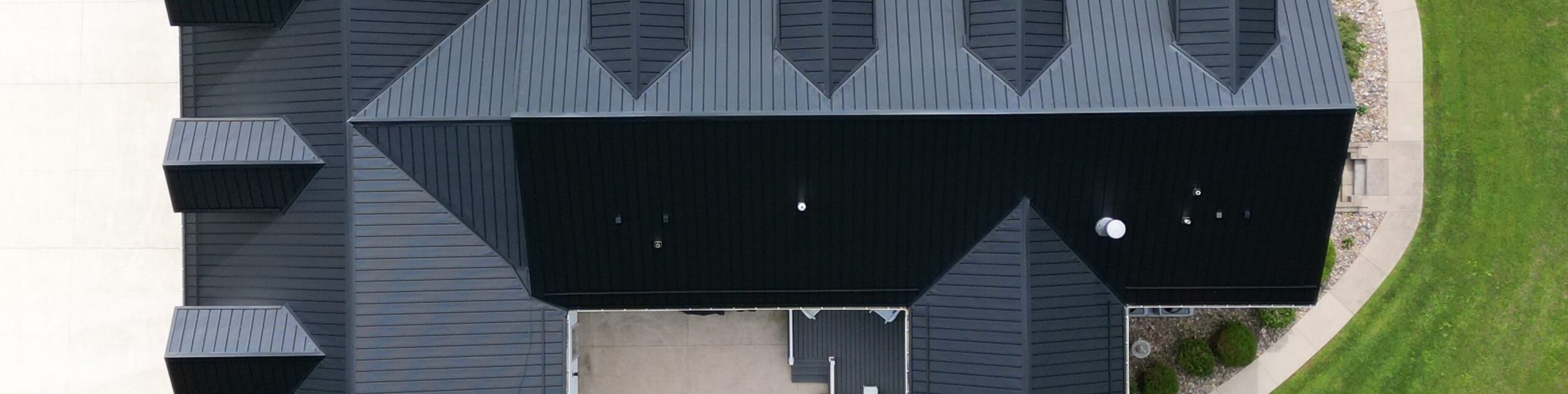 A wonderful new metal roof can enhance any home.