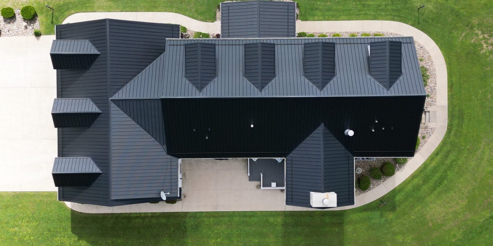 A wonderful new metal roof can enhance any home.