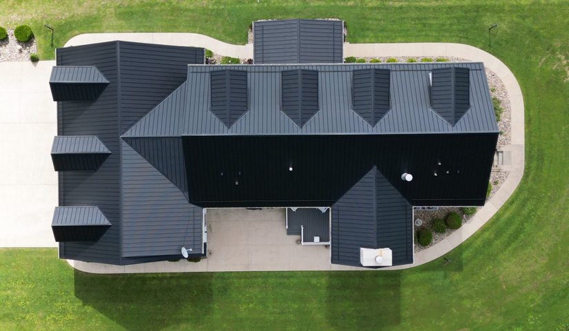 A wonderful new metal roof can enhance any home.