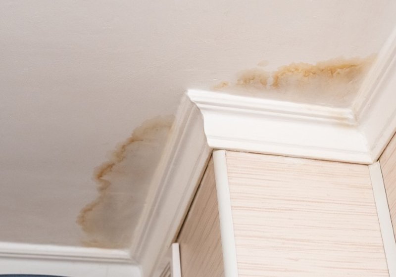 Roof leak repair site inspected by Platinum Home Exteriors