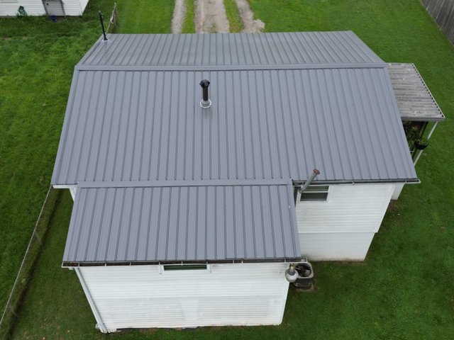 Metal roofing project completed by Platinum Home Exteriors