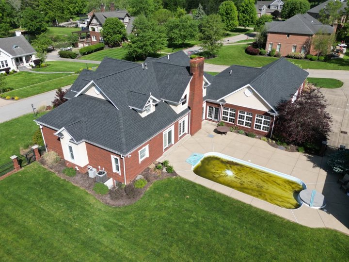 Metal roof installed by Platinum Home Exteriors serving Licking County, OH