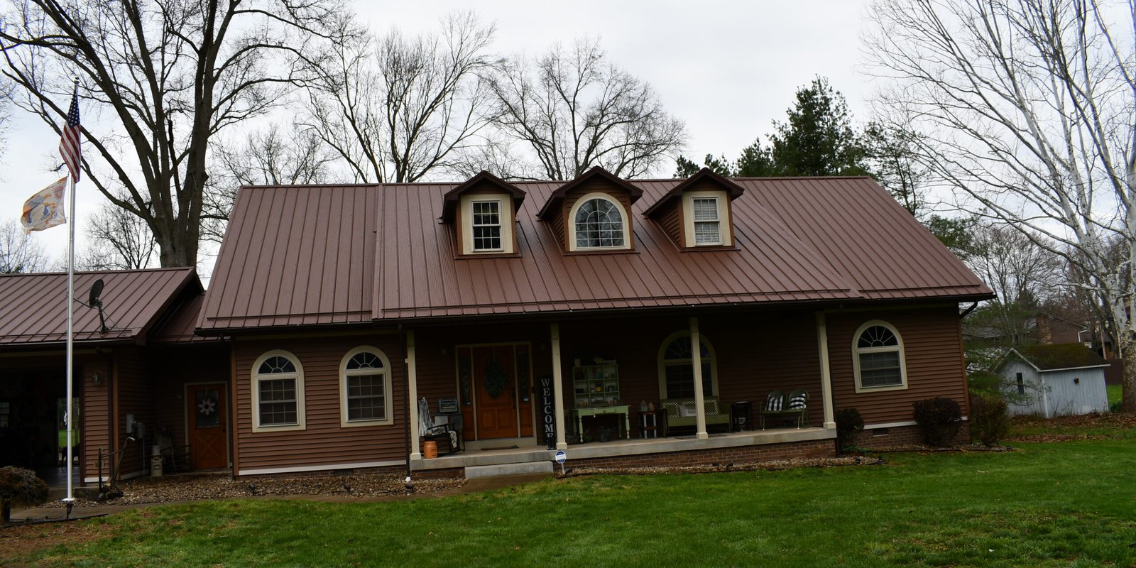 A New Metal Roof Installed By Platinum Home Exteriors In Cadiz Township Ohio