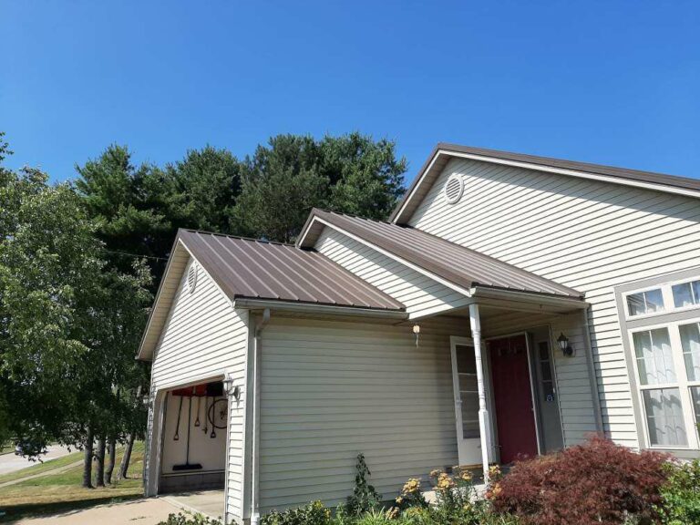 A New Metal Roof On a Home In Parkersburg WV Installed By Platinum Home Exteriors