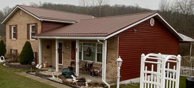 Gorgeous Metal Roof On A Home In Wheeling West Virginia Installed By Platinum Home Exteriors