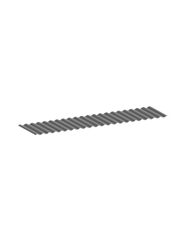 3D Panel Profiles - Premier 1-4 Corrugated