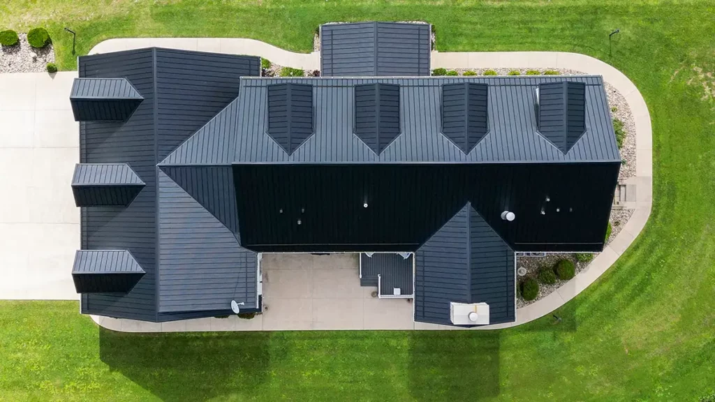 A wonderful new metal roof can enhance any home.