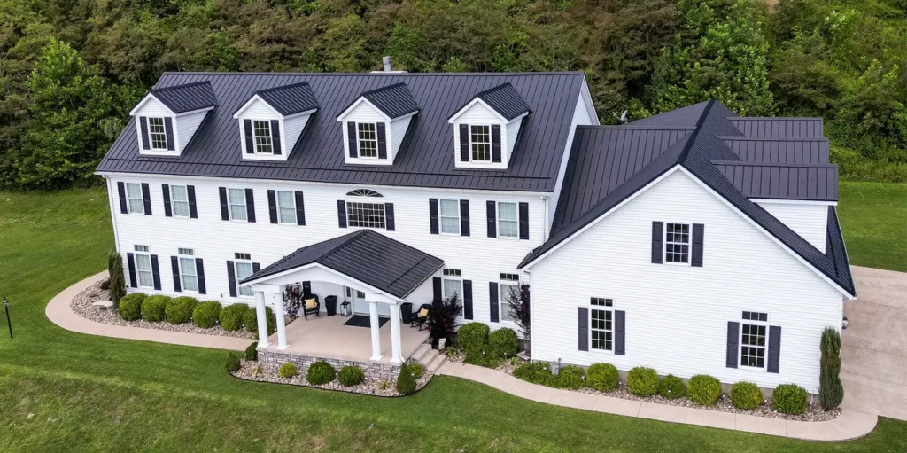 Finished Metal Roof By Amish Crew