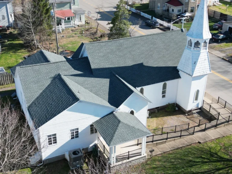 New Shingle Roof on a church in Ravenswood West Virginia