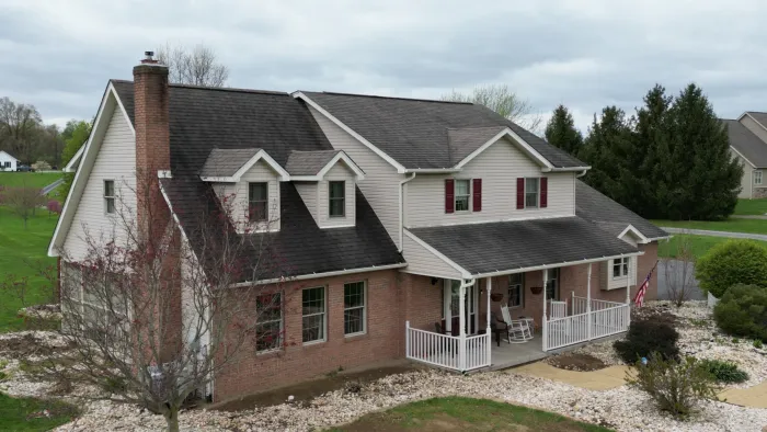 Slighty Storm Damaged Roof In Conditions Like St. Marys