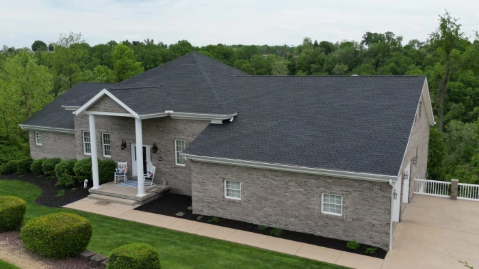 Roof Repaired After Storm Damage that happend in St. Marys